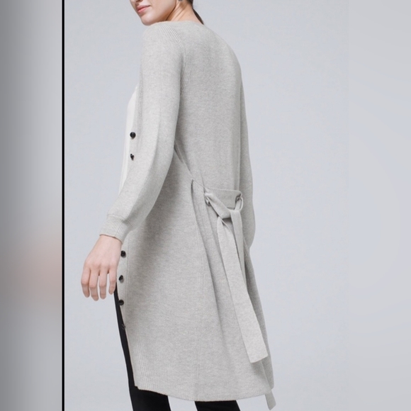 NWOT WHBM long button down cardigan size small - Picture 2 of 8